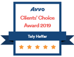AVVO Clients' Choice Award 2019 - Taly Haffar